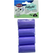 Пакети для фекалій Trixie для собак з ароматом лаванди 4 шт по 20 пакетів фіолетові - 1 шт
