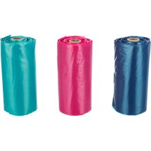 Пакети для фекалій Trixie для собак з ручками 3 шт по 15 пакетів різнокольорові - 1 шт