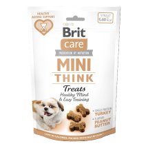 Ласощі Brit Care Mini Treats Think д/собак малих порід д/розумових здібностей індичка смак арахісове масло - 50 г