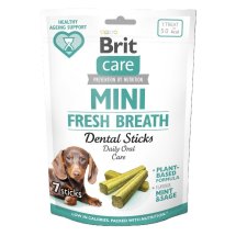 Ласощі Brit Care Mini Treats Fresh Breath д/собак малих порід д/зубів і свіжості подиху - 120 г
