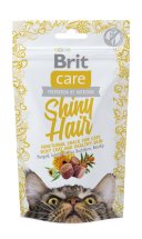 Функціональні ласощі Brit Care Shiny Hair з лососем для котів - 50 г