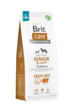 Сухий корм Brit Care Dog Grain-free Senior & Light для старіючих собак, беззерновий з лососем - 12 кг