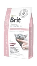 Сухий корм Brit GF VetDiet Cat Hypoallergenic для котів, з харчовою алергією та непереносимістю, з лососем та горохом - 2 кг
