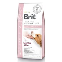 Сухий корм Brit GF VetDiet Dog Hypoallergenic для собак, при харчовій алергії, з лососем, горохом і гречкою - 12 кг