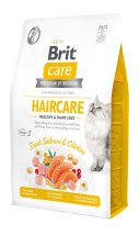 Сухий корм Brit Care Cat GF Haircare Healthy & Shiny Coat для котів, догляд за шкірою і шерстю, лосось та курка - 2 кг