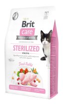 Сухий корм Brit Care Cat GF Sterilized Sensitive для стерилізованих котів з чутливим травленням, з кроликом - 2 кг