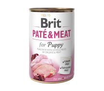 Вологий корм Brit Care Pate & Meat для цуценят, з куркою та індичкою - 400 г