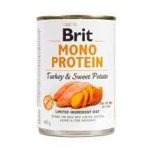 Вологий корм Brit Mono Protein Turkey & Sweet Potato для собак, з індичкою і бататом - 400 г