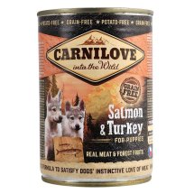 Вологий корм Carnilove Salmon & Turkey для цуценят, лосось та індичка - 400 г