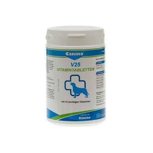 Вітамінний комплекс Canina V25 Vitamintabletten для собак - 210 таб