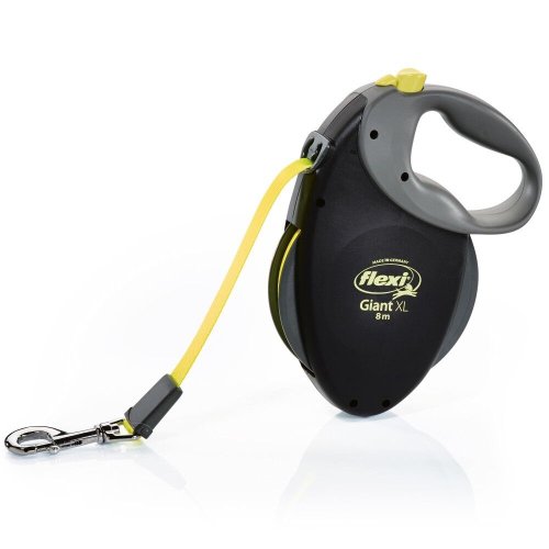 Повідець-рулетка Flexi для собак Neon Giant стрічка розмір XL 8 м/ від 50 кг - Чорний