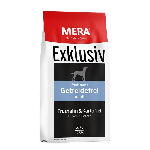 MERA Dog EXCLUSIV getreidefrei Adult Truthahn-Kartoffel беззерновий корм для собак з індичкою та картоплею - 15 кг