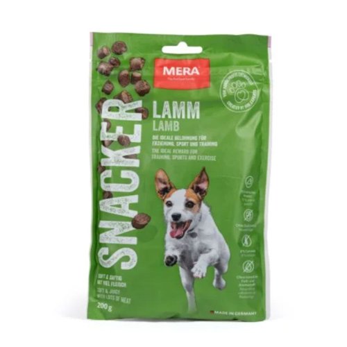 MERA Dog snacker Lamm м'які снеки для собак із ягням - 200 г