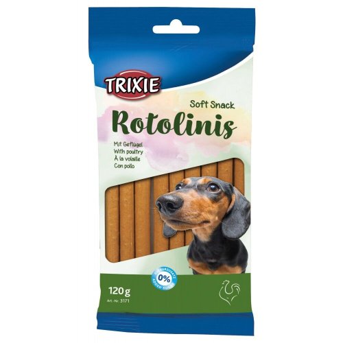 Ласощі Trixie Soft Snack Rotolinis для собак палички з м'ясом домашніх птахів 120 г - 1 шт