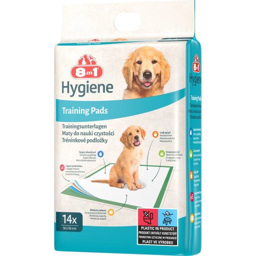 Пелюшки 8in1 Training Pads для собак 56х56 см