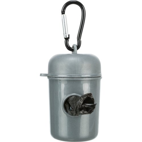 Контейнер Trixie для збиральних пакетів пластиковий з 2 рулонами пакетів для фекалій розмір М 20 шт/рулон - 1 шт