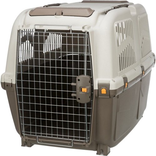 Контейнер-переноска Trixie для собак Skudo 6 вагою до 40 кг коричнева пластик розмір M-L 63x70x92 см - 1 шт