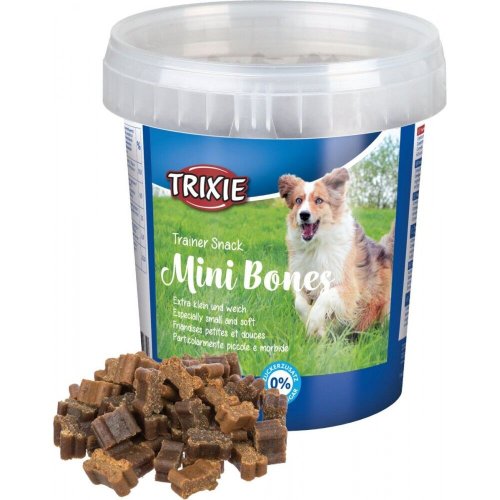 Ласощі Trixie Trainer Snack Mini Bones для собак з яловичиною ягням та птицею 500 г - 1 шт