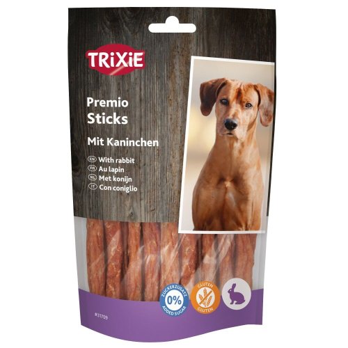 Ласощі Trixie Premio Rabbit Sticks для собак палички з кроликом 100 г - 1 шт