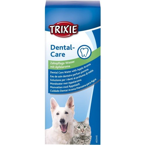 Вода Trixie Dental Care для собак і котів для догляду за ротовою порожниною зі смаком яблука 300 мл - 1 шт