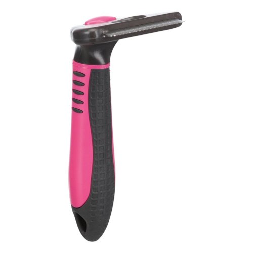 Гребінець-тример Trixie для собак для видалення підшерстя рожевий 7 см/ 15 см - 1 шт