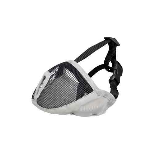 Намордник Trixie для собак короткомордих пород поліестер S–M сірий - 1 шт