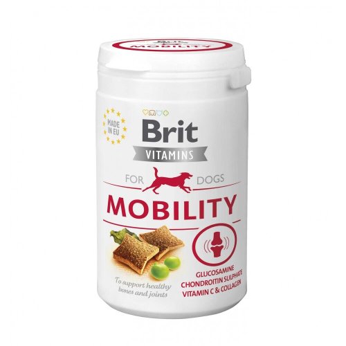 Вітаміни Brit Vitamins Mobility для дорослих собак для підтримки здоров я кісток і суглобів з лососем - 150 г