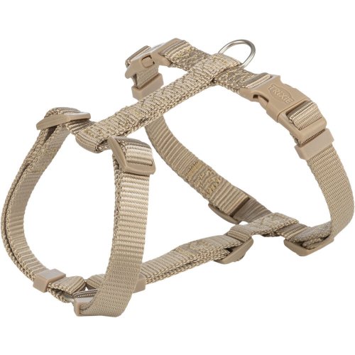 Шлея Trixie Premium H-harness для собак XS–S 30–44 см 10 мм пісочна - 1 шт
