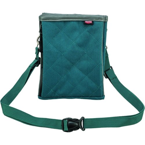 Сумка Trixie Twin для ласощів 15х18х2.5 см синьо-зелена - 1 шт