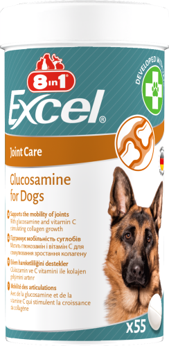 Вітаміни 8in1 Excel Glucosamine для цуценят та дорослих собак, для суглобів