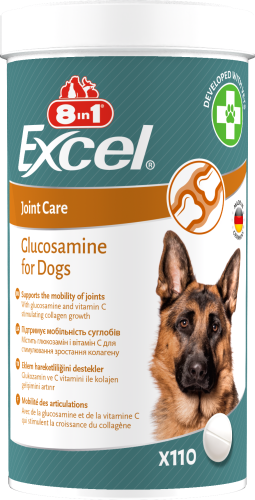 Вітаміни 8in1 Excel Glucosamine для цуценят та дорослих собак, для суглобів