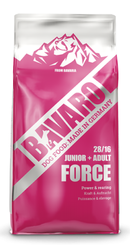 Bavaro Junior + Adult FORCE 28/16 Корм для дорослих собак (Сила + годування) - 18 кг