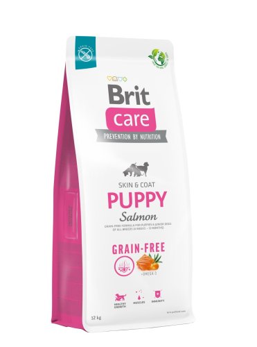 Сухий корм Brit Care Dog Grain-free Puppy для цуценят, беззерновий з лососем - 12 кг