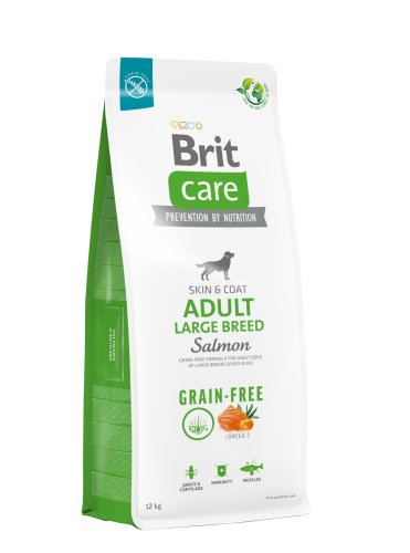 Сухий корм Brit Care Dog Grain-free Adult Large Breed для собак великих порід, беззерновий з лососем - 12 кг