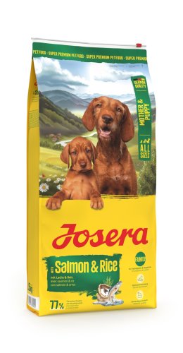 Josera All Sizes Mother&Puppy Salmon & Rice (FamilyPlus) Сухий корм для самок та цуценят Лосось Рис, 12 - 12.5 кг