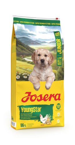 Josera All Sizes Junior Young Star Сухий корм з птицею для цуценят від 8 тижнів, 12 - 12.5 кг